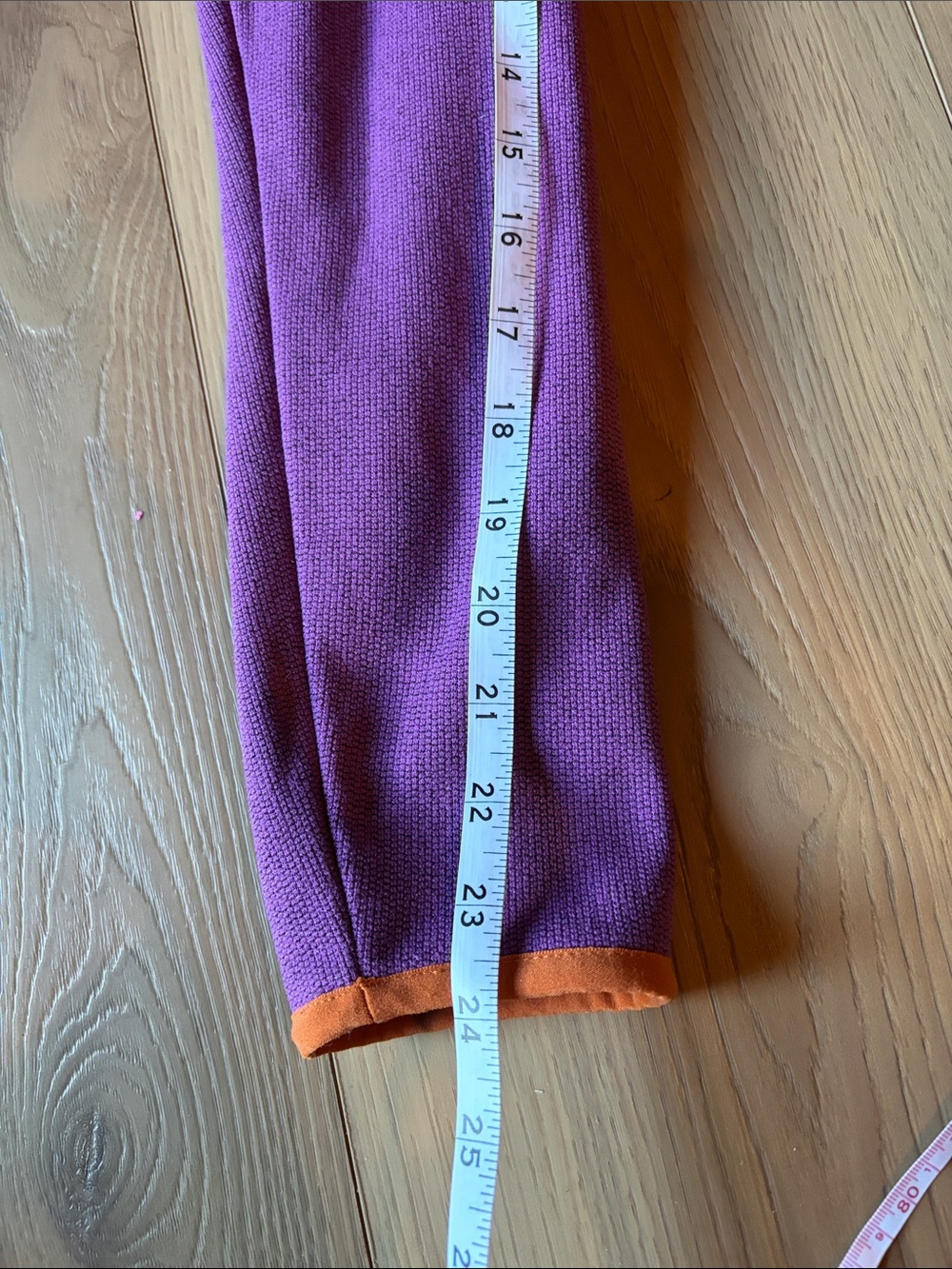 cotopaxi Purple Fleece Quarter-Zip with Orange Trim - Picture 4 of 8